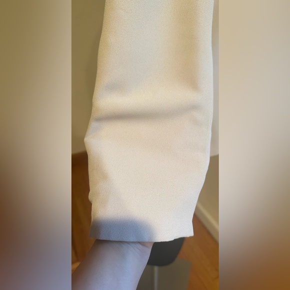 Le Suit Paris New York Beige & Black Top.Skirt Set Top Is Double Breasted Sz 12P - Picture 6 of 16